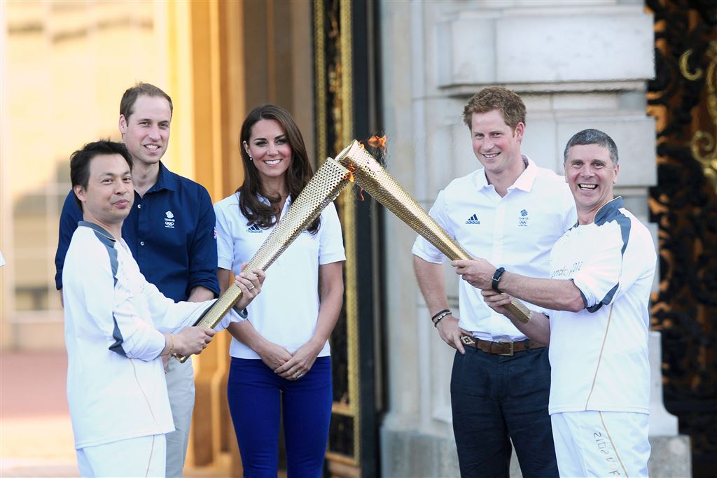 Kate, William en Harry